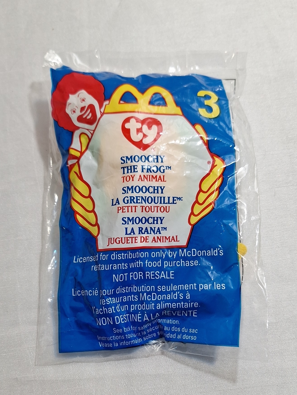 TY SMOOCH THE FROG -mcdonalds Toy